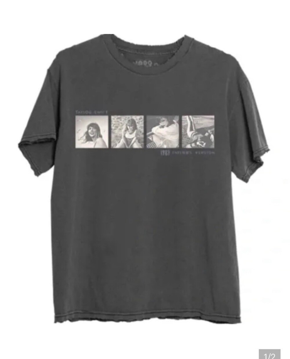 Taylor Swift 1989 Taylor's Version Photo Washed T Shirt XL Gray Official Merch